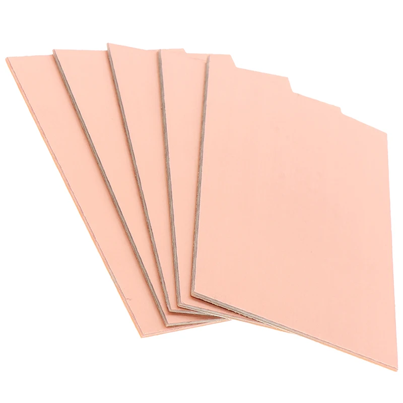 

Hot Sale 5PCS Single Side Circuit Board Clad Plate Laminate Universal PCB Circuit Board Glass Fiber Reinforced Copper