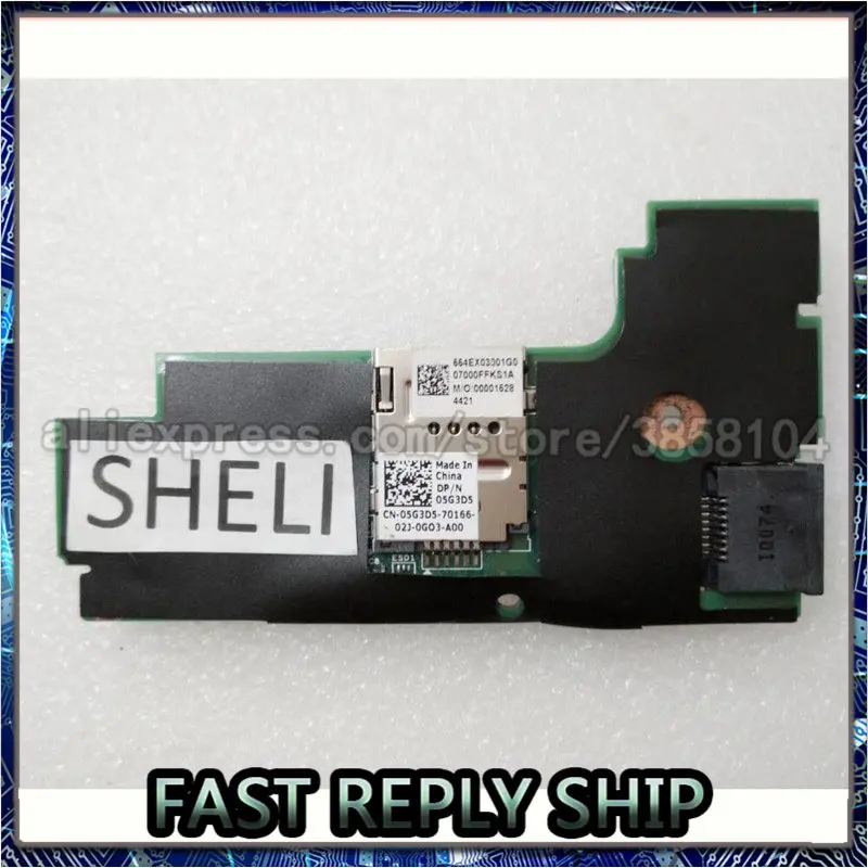SHELI для Dell 3300 V3300 DC Входная SIM карта USB LAN разъем питания материнская плата 05G3D5
