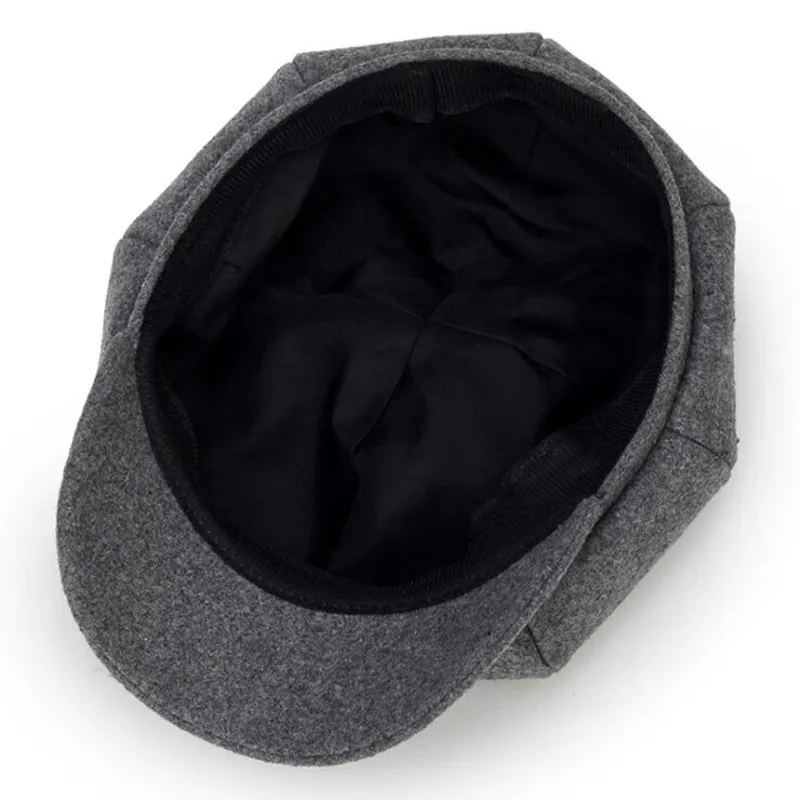 SHALUOTAOTAO новая осенне зимняя шерстяная теплая восьмиугольная шапка для женщин