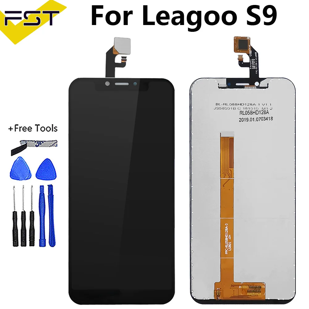 ЖК-дисплей 5 85 дюйма для Leagoo S9 + кодирующий преобразователь сенсорного экрана в