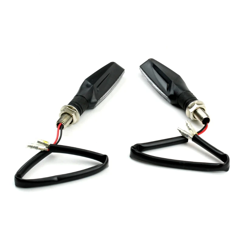 

2 x Universal Motorcycle 12 LED Amber Light Turn Signal Light Indicator Blinker