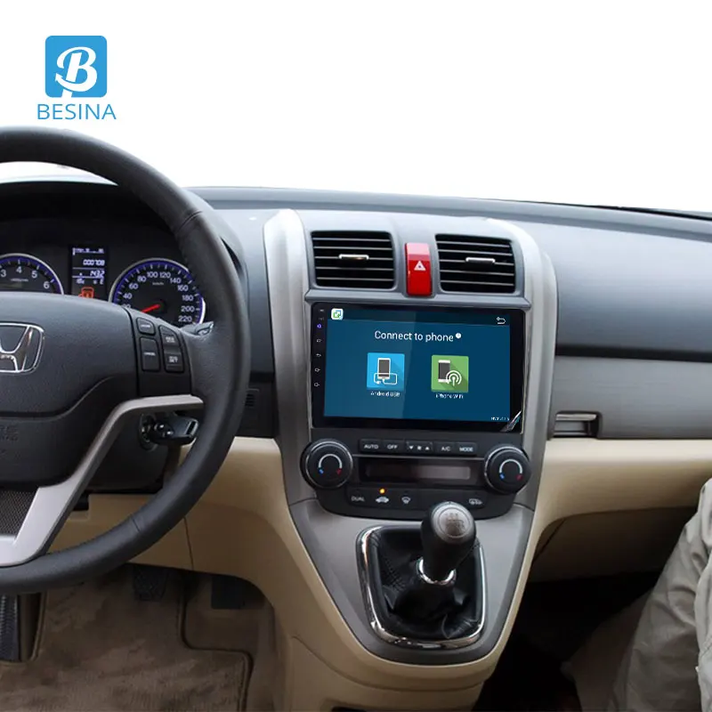 Автомобильный мультимедийный плеер Besina 10 1 дюйма Android 9 0 GPS стерео 2 ГБ + 32 |
