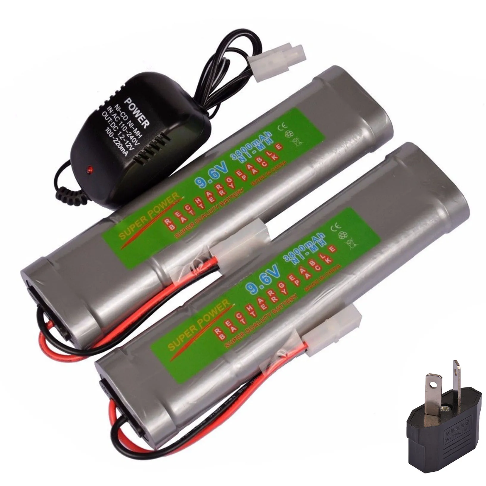 2x9 6 V NiMH 3800mAh аккумуляторная батарея штепсельная вилка Tamiya + зарядного устройства |