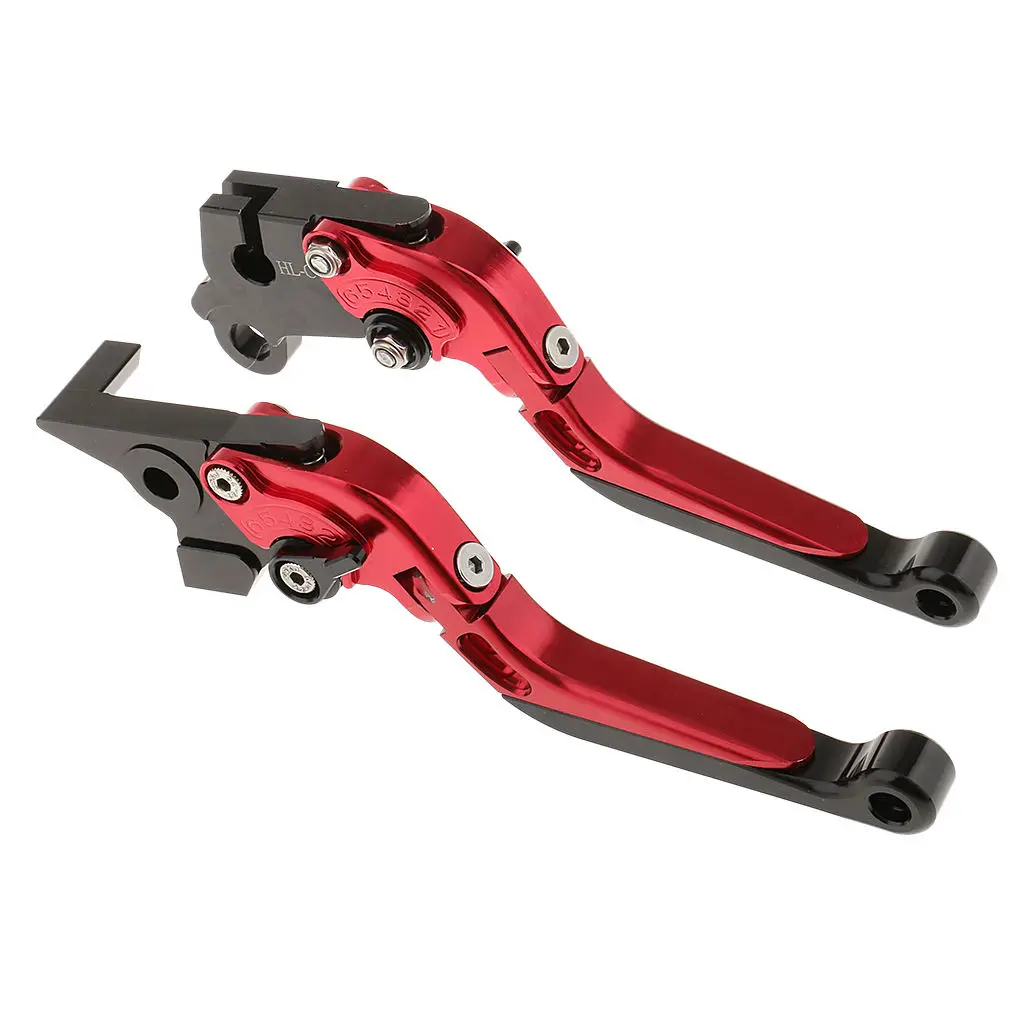 

Foldable Extendable Brake Clutch Levers Set for Benelli All Models Years Red