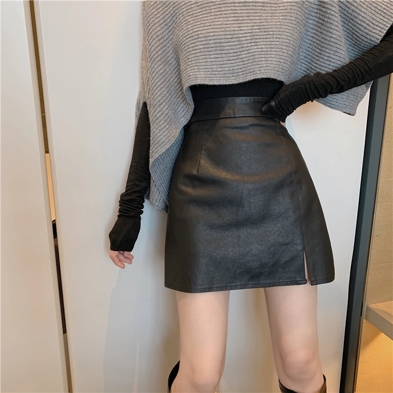 Чехол бумажник из искусственной кожи с мини юбки со складками женские Разделение