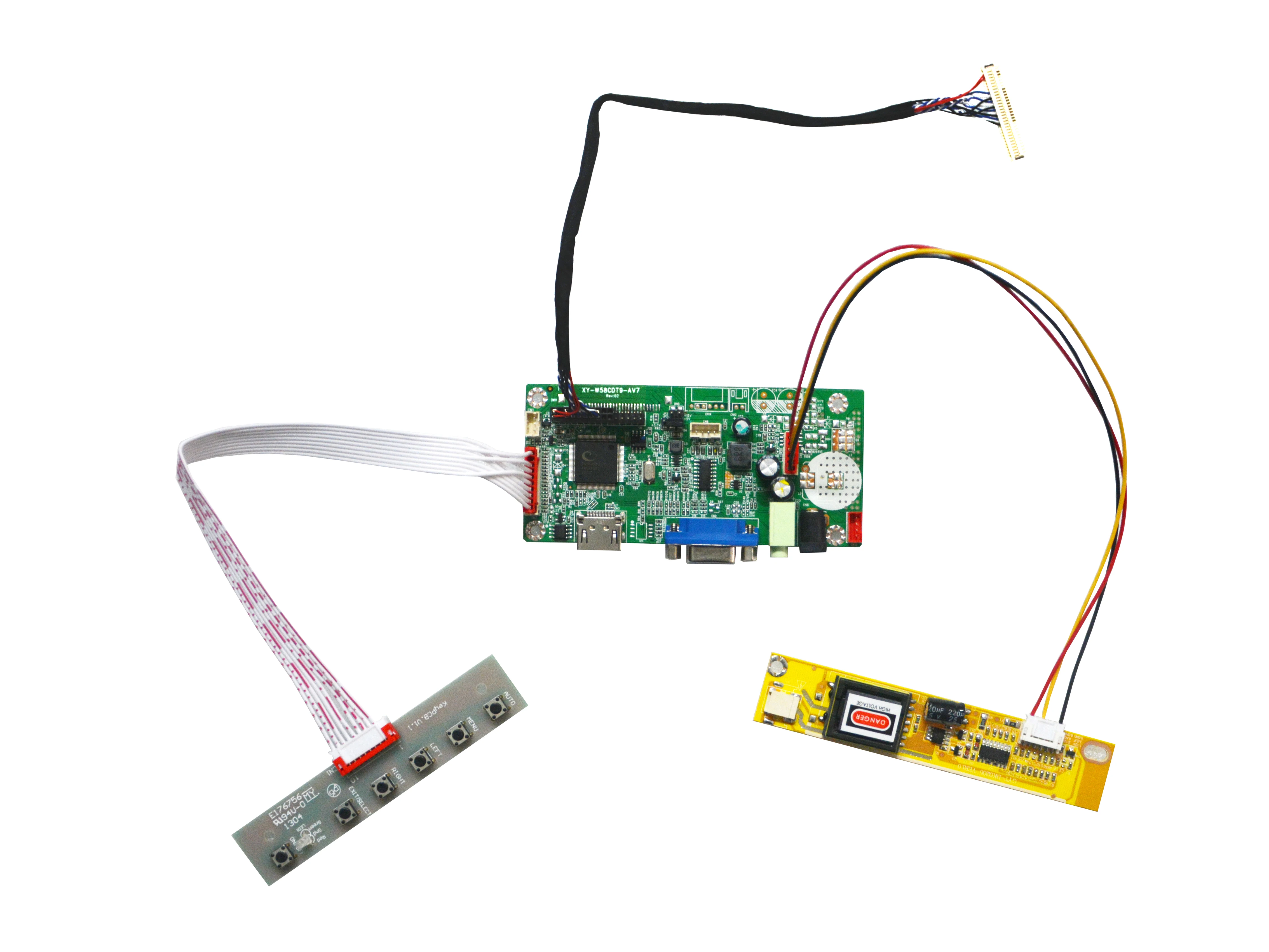 Бесплатная доставка A58C VGA LVDS HDMI совместим с фотографиями 15 4 дюйма светодиодный