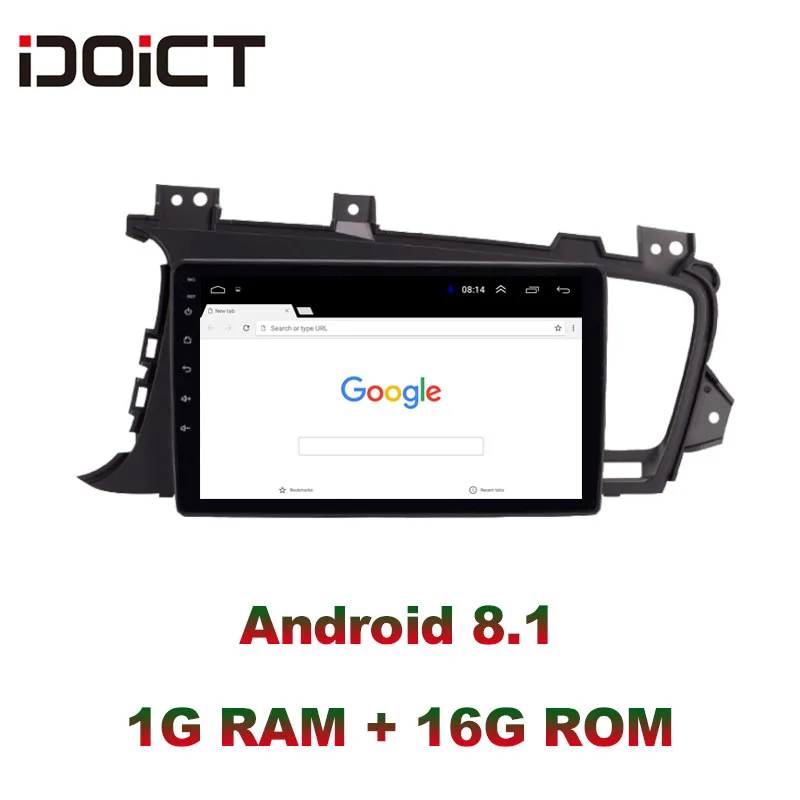 Автомобильный DVD-плеер IDOICT Android 8 1 GPS-навигация мультимедиа для KIA optima K5 радио 2011-2015