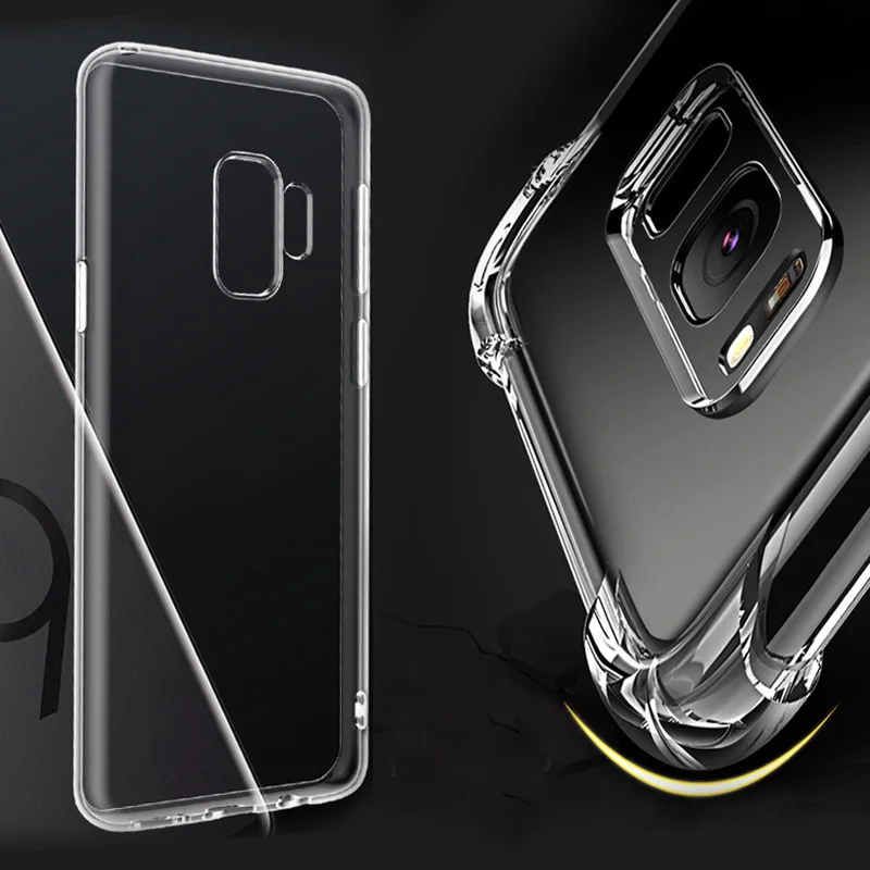 Ударопрочный прозрачный мягкий силиконовый чехол из ТПУ для телефона Samsung Galaxy S20