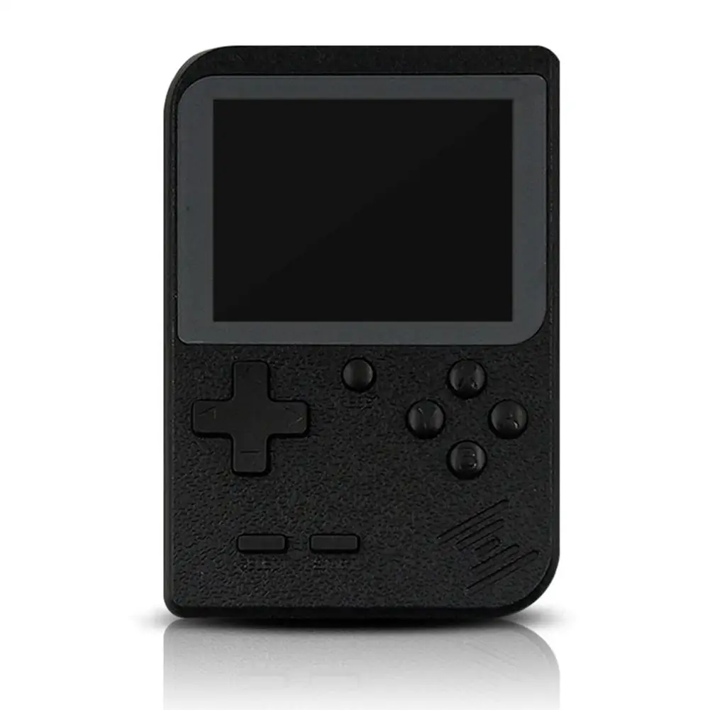 Черный Встроенный 400 игр ручной Ретро игровой консоли мини TFT экран USB зарядка портативная Ретро портативная игровая консоль - Цвет: Черный
