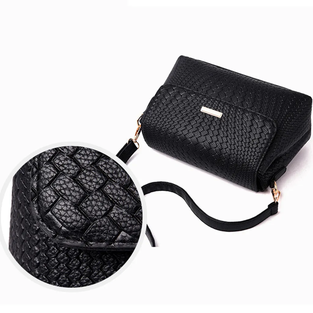 Новая женская сумка на одно плечо диагональная простая модная кожаная