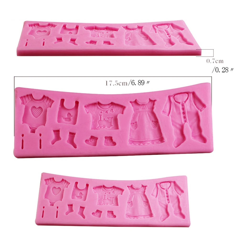Горячая Распродажа Популярная 3D детская одежда для душа DIY силиконовая форма