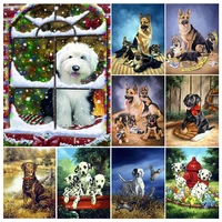 5d diy diamond painting animal dog rhinestone picture diamond embroidery mosaic home decoration handmade mosaic embroidery gift