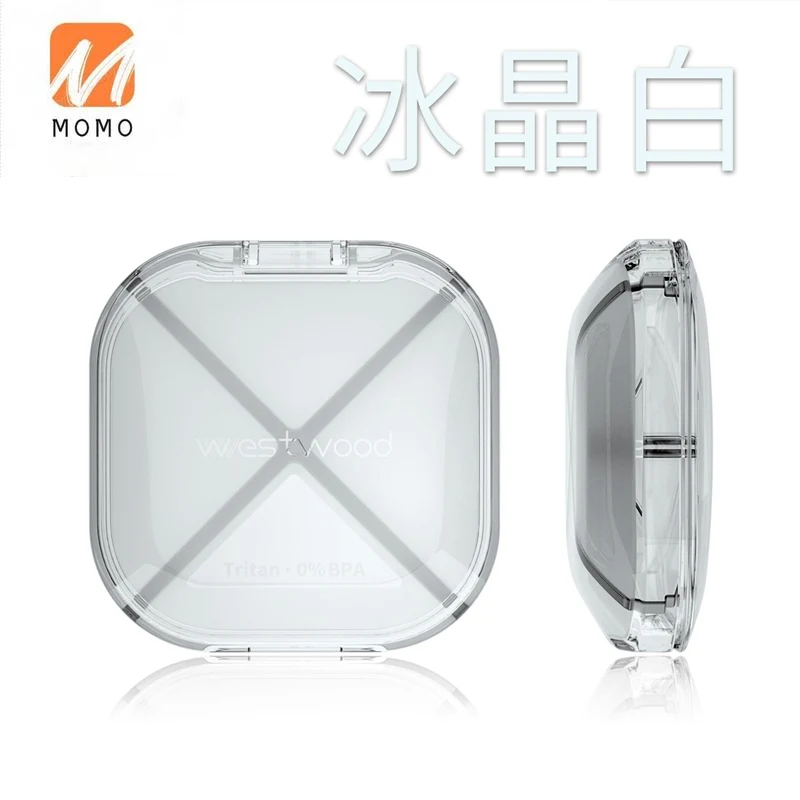 

Japan Small Medicine Box Portable Subpackaging Box Mini 7 Days Morning, Middle and Night Pill Box Carry Large Capacity Dispenser