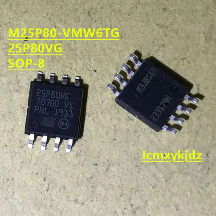 1 шт./лот FLASH M25P80-VMN6TP 25P80VP M25P80-VMW6TG 25P80VG M25P80-VMP6TG SOP-8 Новый оригинальный продукт оригинальная быстрая доставка.