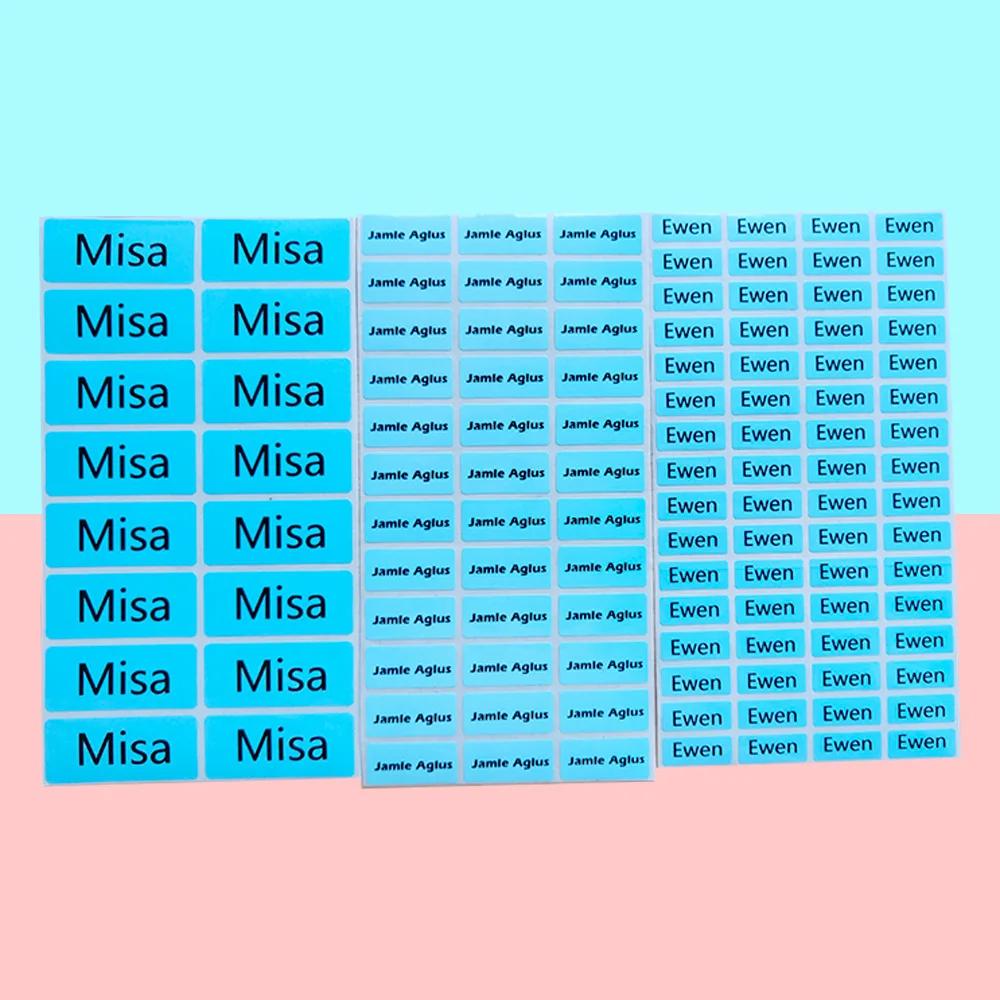 Наклейки с именем цветные водонепроницаемые разные размеры на заказ | Дом и сад