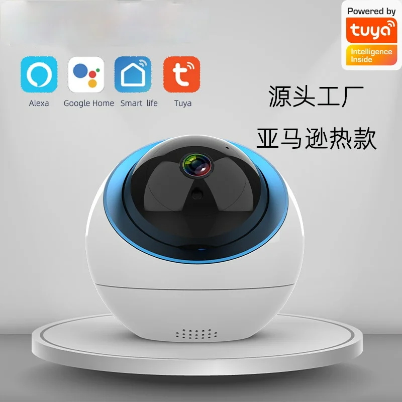 

IP-камера Tuya Компактная Беспроводная с поддержкой Wi-Fi, 1080P, 1 м
