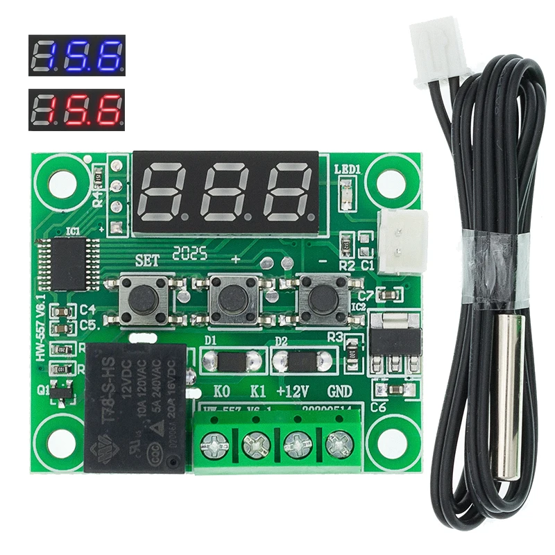 20 шт. W1209 DC 12 В|dc dc|controller dccontroller temperature |
