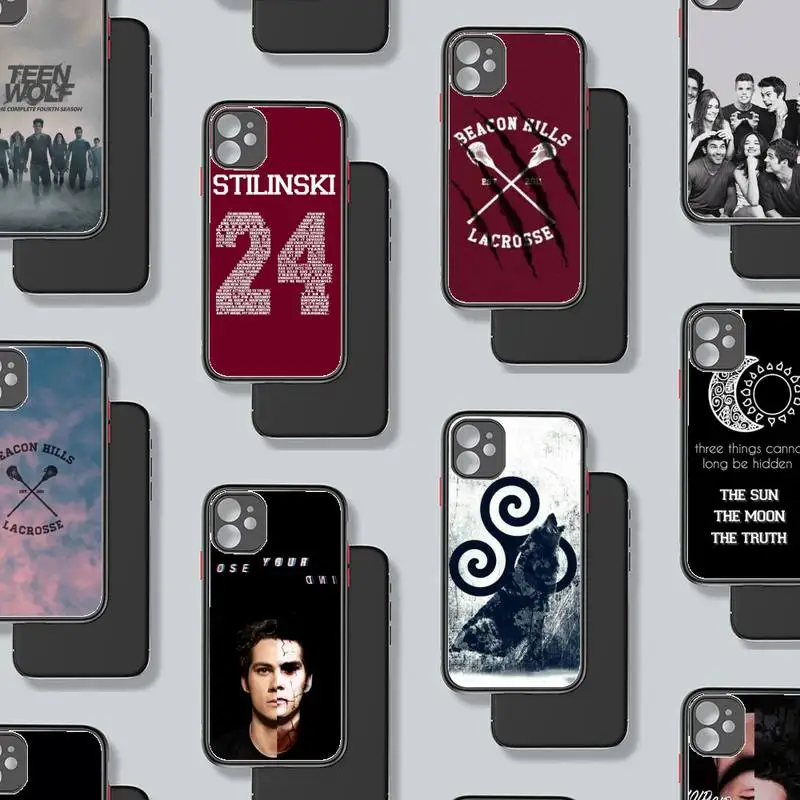 

Dylan O'Brien Teen Wolf cool Phone Case Matte Transparent for iPhone 7 8 11 12 s mini pro X XS XR MAX Plus coque