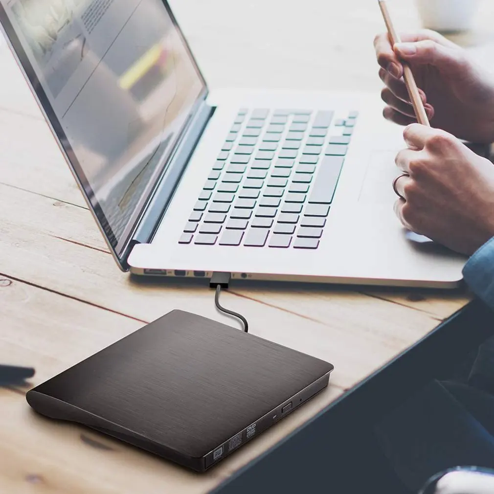 Записная книжка внешний CD-ROM рекордер USB3.0 SATA Core чтение CD VCD DVD для документов