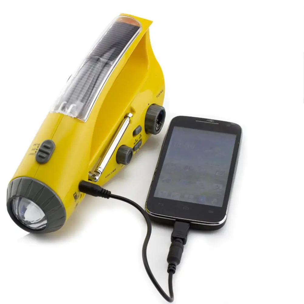 Портативное радио портативное зарядное устройство на солнечной батарее с