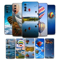 hot air balloon phone case for realme q2 i v13 15 5g c20 a 11 12 21 y 8 25 gt neo x7 pro gt soft silicone cover