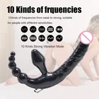 Страпон реалистичный вибратор фаллоимитатор для женщин перезаряжаемый ремешок Анальные Фаллоимитаторы Вибраторы большой пенис эротический продукт секс-игрушки для взрослых