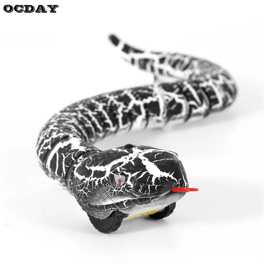 OCDAY RC Змея с дистанционным управлением и яйцо Гремучая змея животное трюк