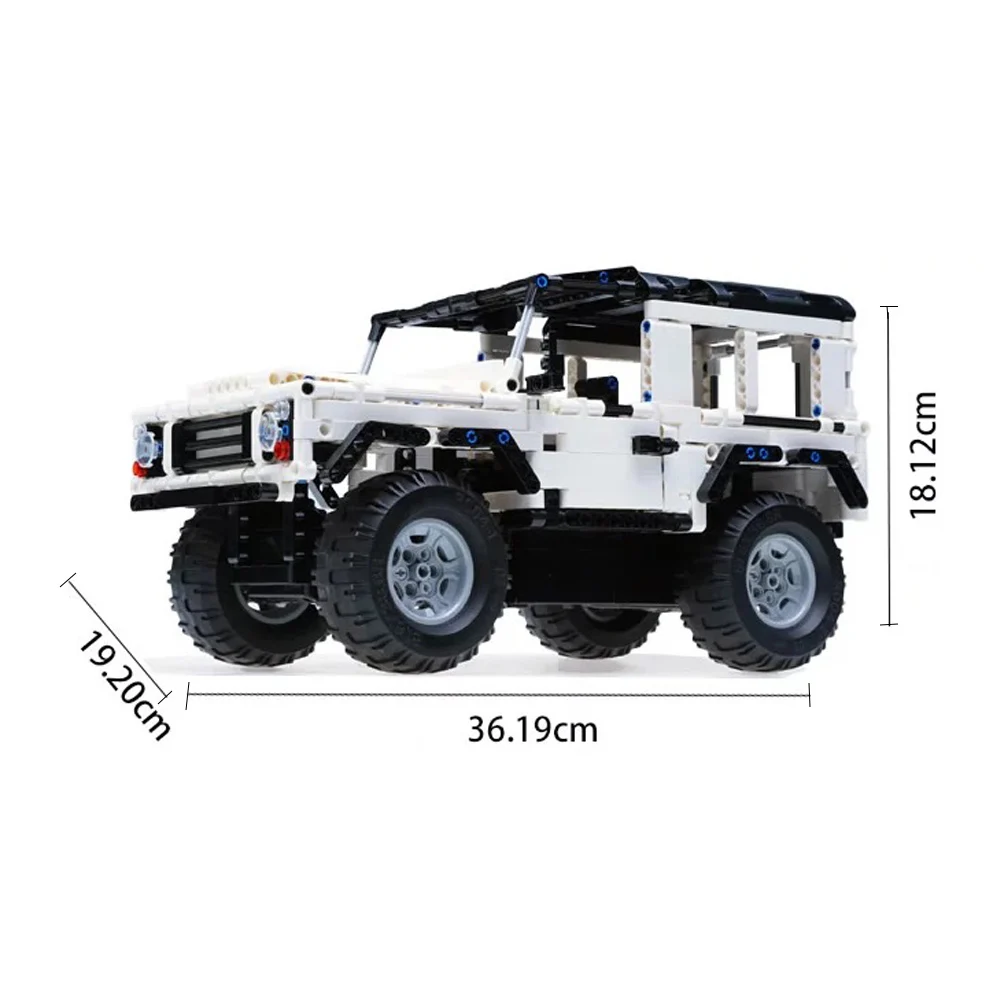 

AIBOULLY C51004 553 PCS Defender RC Car Model SUV DIY Building Block Car Brick Toys For Children
