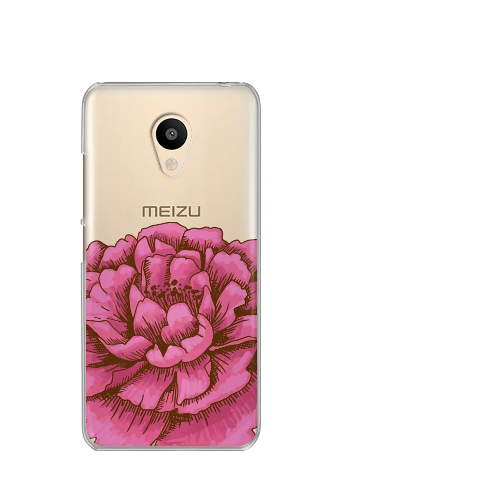 И чехол с цветами для Meizu M3S M3 Примечание M5 M6 M5S M5C U10 U20 Pro6 16th силиконовый телефона