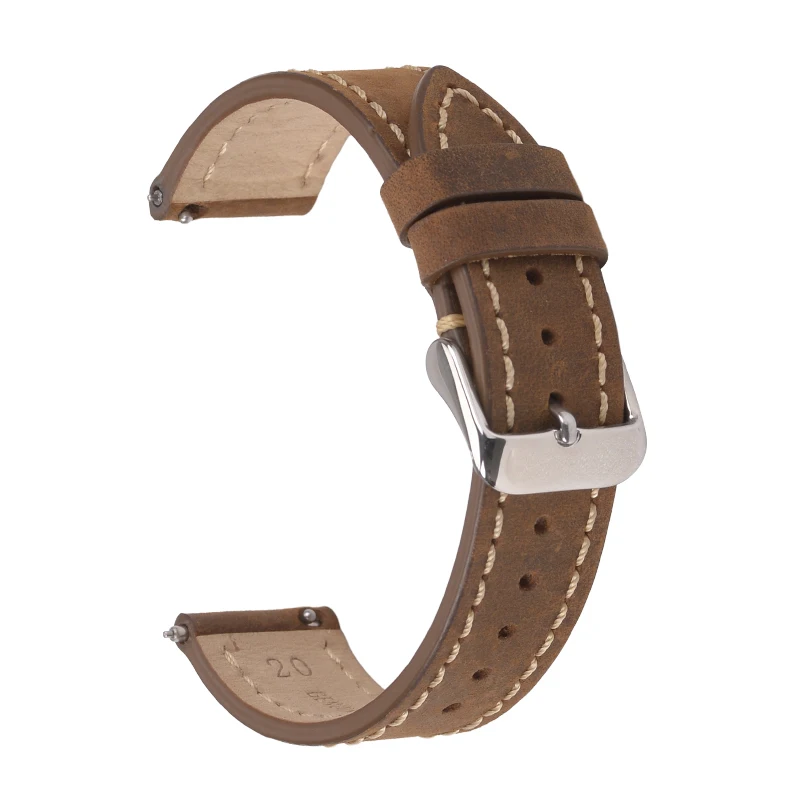 Ремешок из натуральной кожи для наручных часов 20 мм 22 | Наручные часы