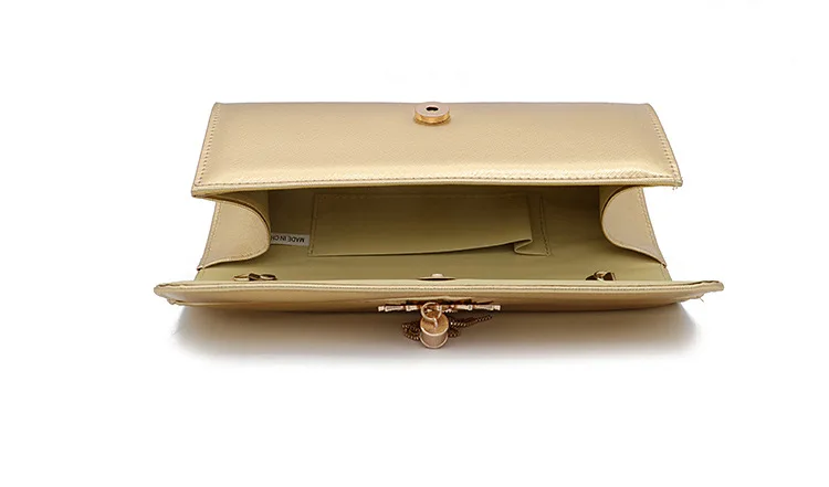 

MONNET CAUTHY 2021 New Evening Bags Elegant Fashion Tassel Office Ladies Clutch Solid Color Gold Silver Black Girl Practical Bag