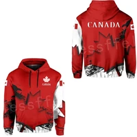 tessffel country flag canada symbol maple leaf colorful pullover menwomen tracksuit zipper jacket 3dprint streetwear hoodies d8