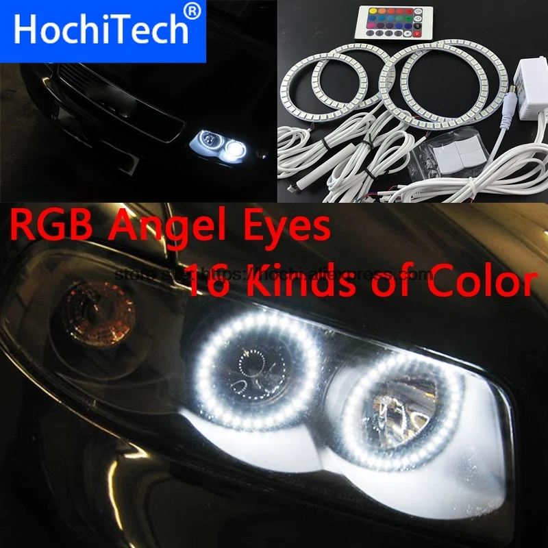 HochiTech с несколькими цветами RGB Цвет светодиодный Ангельские глазки гало кольца