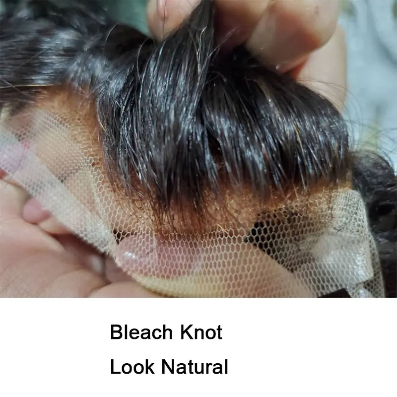 SEGO 8 &quotx 10" моно & Кружева ПУ мужские Toupee человеческие системы замещения волос