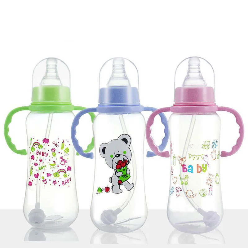 Антиколиковая бутылочка для кормления детей мультяшный стандарт 280 мл бутылочки
