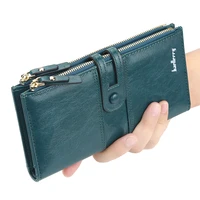 women wallets fashion long leather phone bag money top quality card holder classic female purse zipper brand wallet women 902