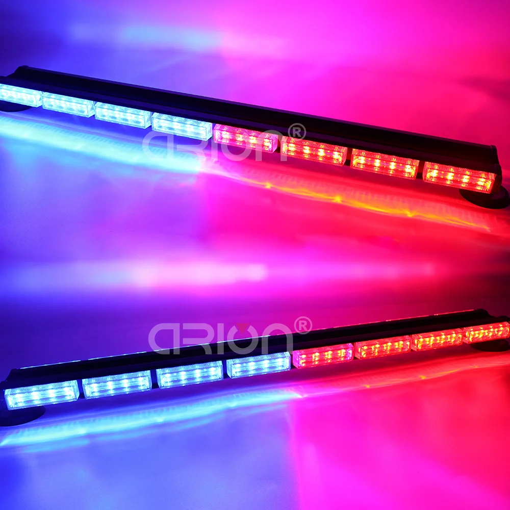 16 64LED двухсторонний рабочий светильник полицейский маячок предупреждающий