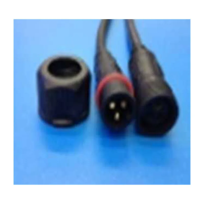 5 пар 3 pin core светодиодный водонепроницаемый разъем Женский штекер белый/черный 0