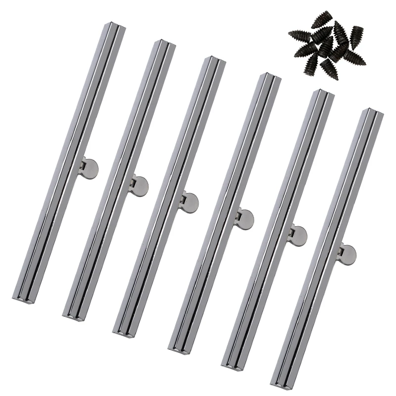 

LMDZ 19cm/6Pcs DIY Handbag Metal Frame Purse Kiss Clasp Lock Handle Coin Bags Supplies for Purse Making Accessories