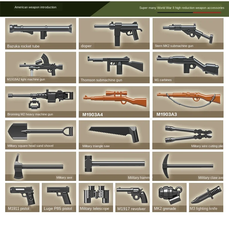 Новый 726 штук военный WW2 строительные блоки американская Танк Шермана модели