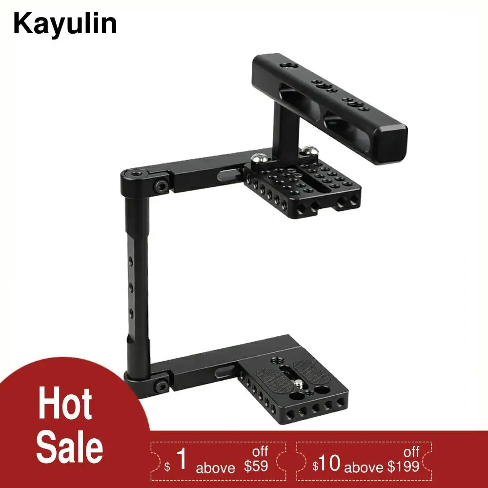 Kayulin алюминиевая Базовая установка для камеры с верхней ручкой универсальное