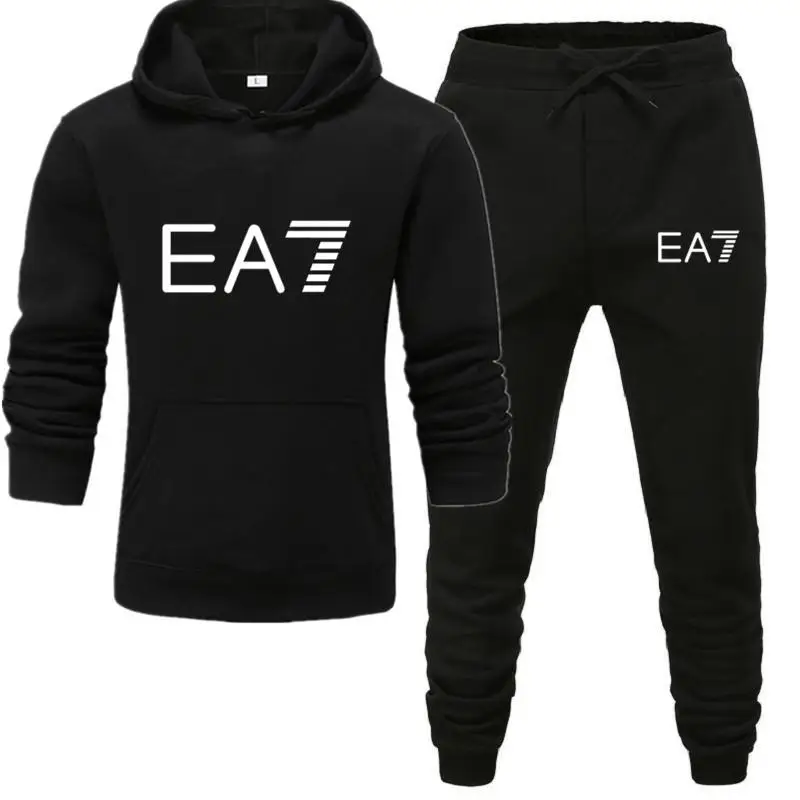 

2021 new fashion trend EA7 sweater casual suit high quality temperament trend suit brandloose