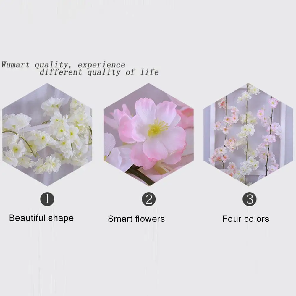 

1.8m Cherry Blossoms Artificial Vine Hanging Pedant for Wedding Arch Wall Home