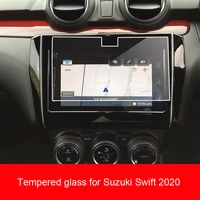 tempered glass film protector for maruti suzuki swift 2019 2020 car radio gps auto screen sticker car accessories