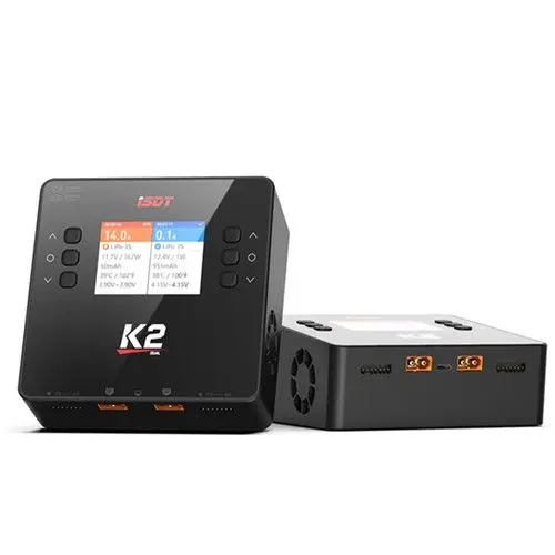

ISDT K2 AC 200W DC 500W*2 Dual Channel Balance Lipo Discharger Charger for RC FPV Racing Drone