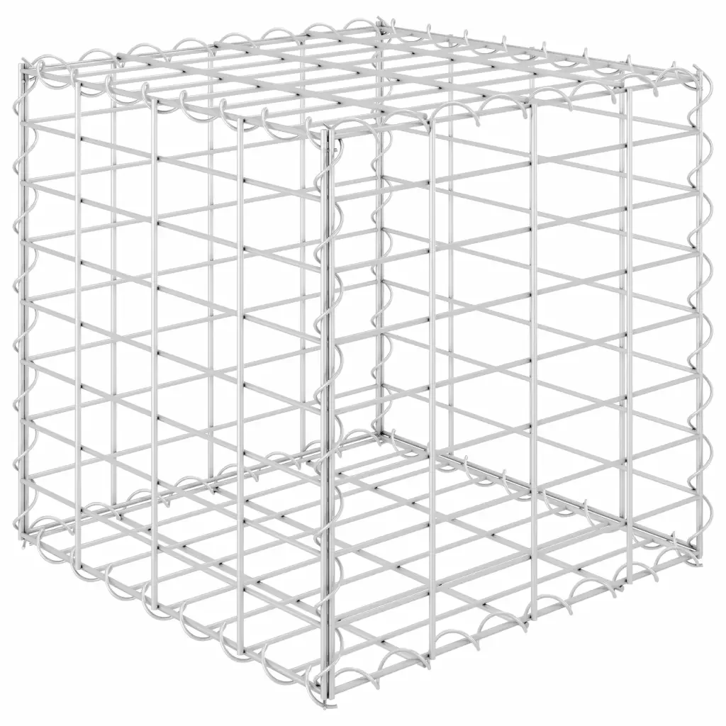 

Cube Gabion Plant Raised Bed Steel Wire Basket Border for Vegetable Flower Beds Garden Decoration 40X40X40 CM