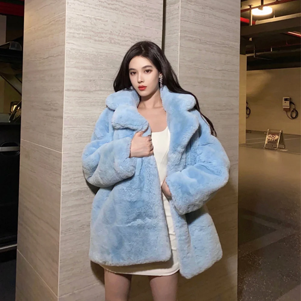 

Warm Jacket For Women Fur Coats For Women Winterwear Solid Women's Winter Jacket 2021 Fashion Faux Fur Coat Mink Fur Teddy Coat