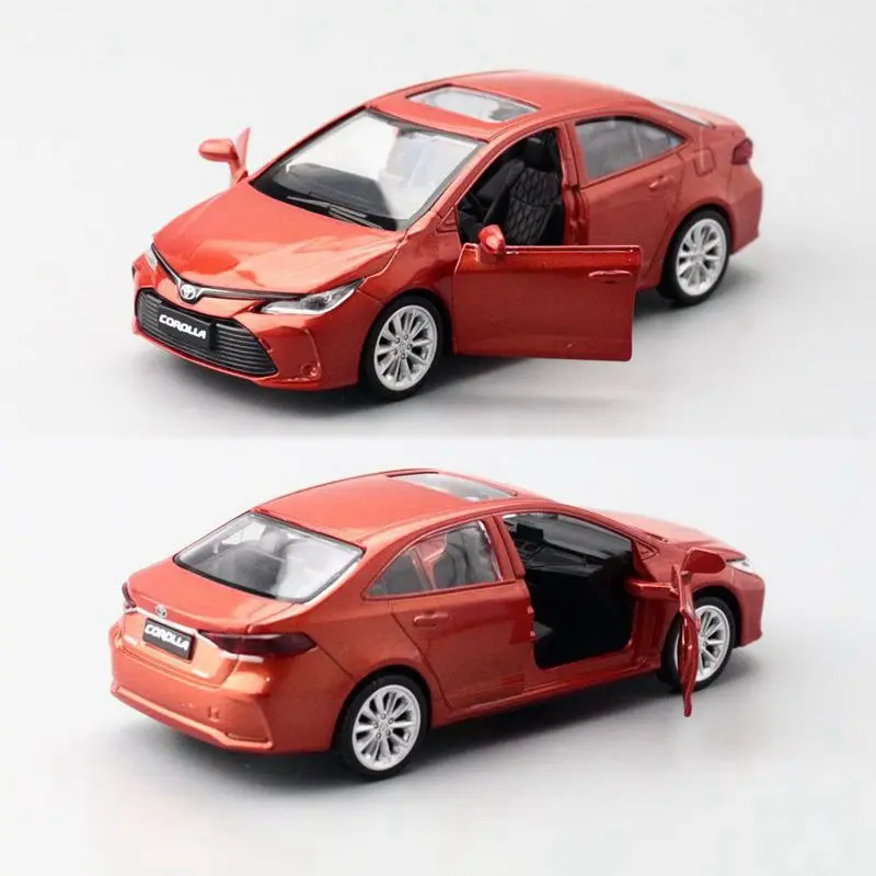 Caipo 1:43 Toyota Corolla модель автомобиля из сплава и пластика для коллекции подарка