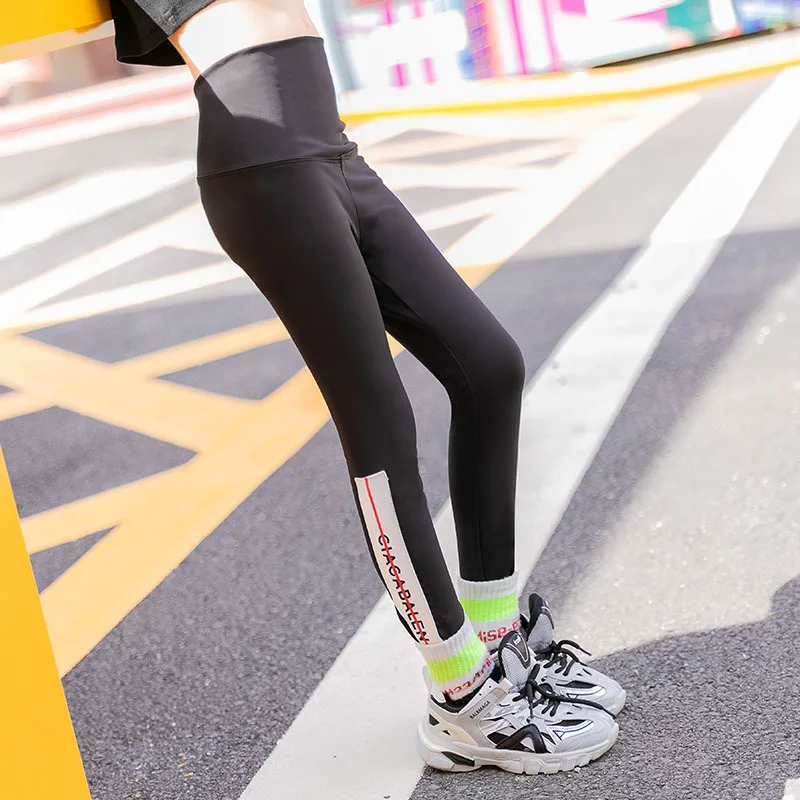 Осенние леггинсы для девочек и родителей Детские Новинка 2020 года Модная верхняя