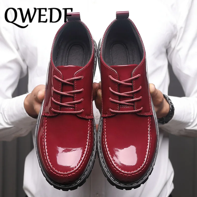 Мужские туфли QWEDF из искусственной кожи на плоской подошве универсальные 2018 MC-56 |